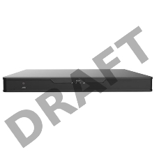 Видеорегистратор Uniview IP 16-ти канальный 4K; Входящий поток на запись до 320Мбит/с; Поддерживаемые форматы сжатия: Ultra 265/H.265/H.264; Запись: разрешение до 4K; HDD: 4 SATA3 до 6Тб; декодировани