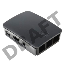 Кейс Raspberry Pi 3 Model B Official Case BULK, Black/Grey, для Raspberry Pi 3 Model B (909-8138)