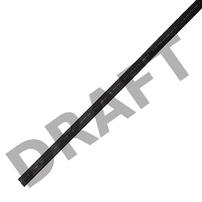 Термоусаживаемая трубка клеевая REXANT 24,0/6,0 мм, (4:1) черная, упаковка 20 шт. по 1 м