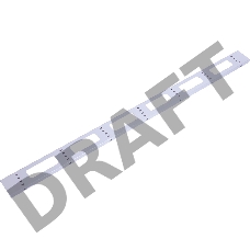 Вертикальный кабельный органайзер для стойки внешний с окнами, ширина 95мм 42U (ВКО-СТК-42)