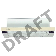 Вытяжка ELIKOR Интегра GLASS 60Н-400-В2Д (нерж/стекло бежевое )