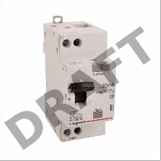 Выключатель автоматический дифференциальный  Legrand 419401 RX3 АВДТ 30мА 25А 1П+Н AC