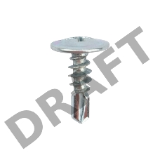 Саморез с прессшайбой ПШС сверло 4,2х13, пакет (1000 шт/уп) KRANZ