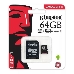 Флеш карта microSDHC 64GB microSDXC Class10 Kingston <SDCS2/64GB> Class10 UHS-I Canvas Select up to 100MB/s с адапт.