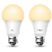 Умная Wi-Fi лампа TP-Link Tapo L510E Smart Wi-Fi Light Bulb, Dimmable, E27 base, 2700K, 220V, 50/60 Hz, 60W Equivalent, Energy Class A+, 2.4GHz, 802.11b/g/n, Tapo APP, Works with Alexa and Google Assistant, Timer and Schedule settings, 2pack