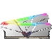 Модуль памяти DDR 5 DIMM 16Gb (8Gbx2), 4800Mhz, Netac NTSRD5P48DP-16S, RGB, CL40, Silver