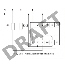 Реле времени PCR-515 (задержка вкл. 230В 2х8А 2перекл. IP20 монтаж на DIN-рейке) F&F EA02.001.006