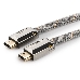 Кабель HDMI Cablexpert, серия Platinum, 1,8 м, v2.0, M/M, плоский, позол.разъемы, металлический корпус, нейлоновая оплетка, блистер