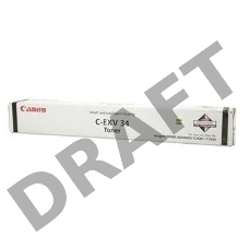 Тонер-картридж Canon C-EXV34BK черный (туба 23000стр) для iR C9060/C9065/C9070, IR Advance C2000ser/C2020/C2025/C2030