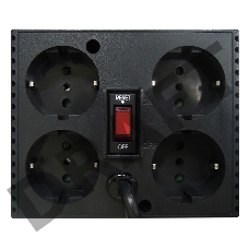 Стабилизатор напряжения Powercom Voltage Regulator, 3000VA, Black, Schuko