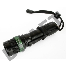 Фонарь Ultraflash E142  акку. 220В, черн., CREE 3 ватт, фокус, 3 реж., 18650, пласт. бокс 12187