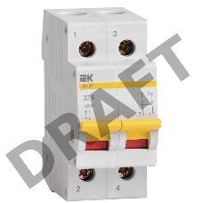 Выключатель нагрузки ВН-32 32А/2П ИЭК MNV10-2-032