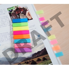 Закладки самокл. индексы пластиковые Stick`n 21401 8x45мм 8цв.в упак. 20лист европодвес