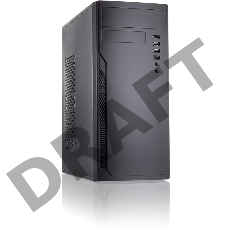 Корпус c блоком питания 500 Ватт Case Foxline FL-301, ATX, 1x5.25EXT, 1x3.5EXT, 4x3.5INT, 4xUSB2.0, HDA, w/o FAN, w/500W ATX PSU, w/1.2m EU pwr cord