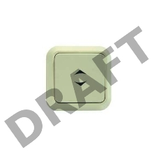 Выключатель проходной 1-кл. ОП 10А IP20 бел. Makel 45105