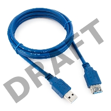 Кабель Gembird PRO CCP-USB3-AMAF-6, USB 3.0 кабель удлинительный 1.8м AM/AF  позол. контакты, пакет 