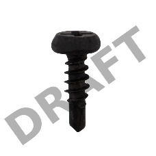 Саморез для металлических конструкций сверло 3,5х11, пакет (1000 шт/уп) KRANZ