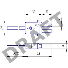 Реле уровня PZ-828 (одноуровневый монтаж на DIN-рейке 35мм 230В AC 16А 1перкл. IP20) F&F EA08.001.001