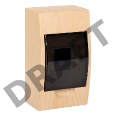 Щит распределительный навесной EKF pb40-n-4-light ЩРН-П-4 светлое дерево IP41 PROxima