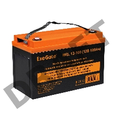Аккумуляторная батарея ExeGate EX285656RUS HRL 12-100 (12V 100Ah, под болт М6)