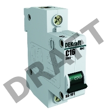 Выключатель автоматический 1п C 16А 4.5кА ВА-101