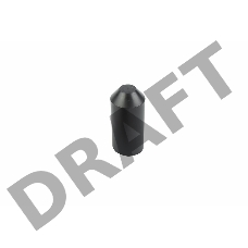 Термоусаживаемый колпак, (капа) 74,0/31,0 мм черный REXANT