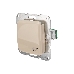 DEA Розетка 1-ая с/з с крышкой с/у 16А мех. Беж KRANZ  