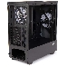 Корпус Hiper CC BG черный без БП ATX 2x120mm 1x140mm 2xUSB3.0 audio bott PSU
