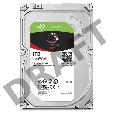 Жесткий диск Seagate Original SATA-III 1Tb ST1000VN002 NAS Ironwolf (5900rpm) 64Mb 3.5