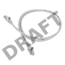 Кабель Патч-корд Lanmaster FTP TWT-45-45-1.0/S6-GY вилка RJ-45-вилка RJ-45 кат.6 1м серый ПВХ (уп.:1шт)