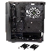 Корпус Hiper CC BG черный без БП ATX 2x120mm 1x140mm 2xUSB3.0 audio bott PSU