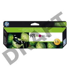 Картридж струйный HP 971XL CN627AE пурпурный для HP OJ Pro X476dw/X576dw/X451dw/X551dw (6600стр.)