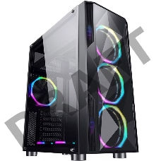 Корпус Formula F-3401 (V1) черный без БП ATX 3x120mm 2xUSB2.0 1xUSB3.0 audio bott PSU