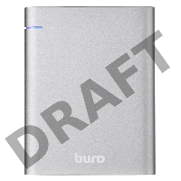 Мобильный аккумулятор Buro RCL-21000 Li-Pol 21000mAh 2.1A темно-серый 2xUSB