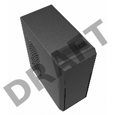 Корпус c блоком питания 500 Ватт/ Case Foxline FL-302-FZ500R ATX case, black, w/PSU 500W 12cm, w/2xUSB2.0, w/pwr cord, w/o FAN