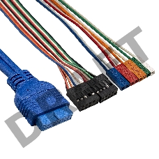 Корпус Miditower ExeGate EX287030RUS UN-604-UN600 (ATX, БП UN600 с вент. 12см, 2*USB+2*USB3.0, аудио, черный)