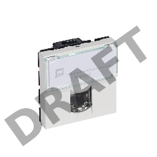 Механизм розетки информ. 1-м СП Mosaic New 2мод. RJ45 5E UTP Leg 78651/76554