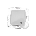 DEA Розетка 1-ая керамика с/з с крышкой с/у 16А мех. Бел KRANZ  