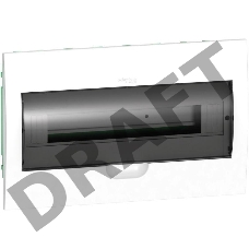 Бокс СП EASY9 встраив. с прозр. дверью 1ряд 18мод. SchE EZ9E118S2FRU