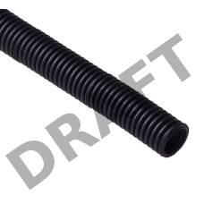 Труба гофрированная ПНД d25мм легкая с зондом черн. (уп.20м) Рувинил 22501(20)