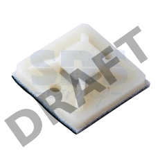 Площадка самоклеящаяся REXANT 25х25 мм, белая, упаковка 10 шт.