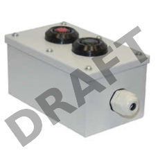 Пост кнопочный ПКУ-15-21.121-54 У2 (1хВК30-10-11110-54 (1з+1р) черн. + 1хВК30-10-11110-54 (1з+1р) красн. + PG-19) пост управления Электротехник ET054487