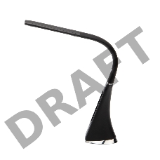 Светильник настольный REXANT Cesar LED с поворотом излучающей поверхности на 360°, 4000 К, часы, термометр, будильник, календарь, цвет черный