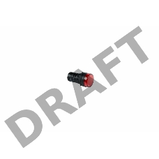 Индикатор Ø30  220V  красный LED  REXANT