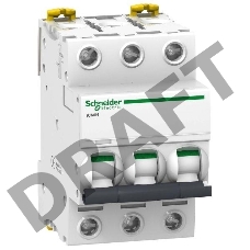 Выключатель автоматический модульный 3п C 6А 6кА iC60N Acti9 SchE A9F79306