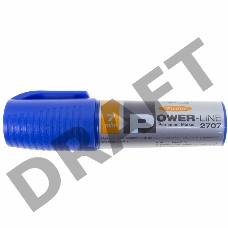 Маркер перманентный промышленный Line Plus «PER-2707» 7 мм, синий, скошенный