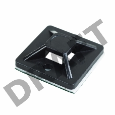 Площадка самоклеящаяся REXANT 20х20 мм, черная, упаковка 100 шт.