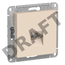 Механизм розетки компьютерной ATLAS DESIGN RJ45 беж. SchE ATN000283
