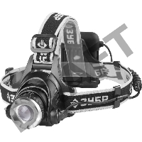 Фонарь ЗУБР 56430  профи налобный светодиодный 6Вт 450лм регулируемый фокус 3режима трансформер 4АА