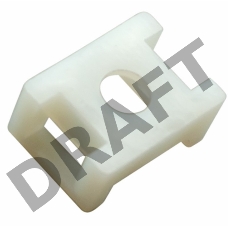 Площадка для крепления стяжки REXANT (ПС-2) 22x16 мм, белая, упаковка 100 шт.